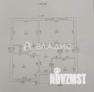 Дом 144м², 1-этажный, участок 4 сот.  
