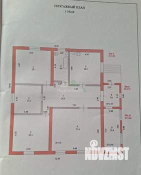 Дом 168м&sup2;, 1-этажный, участок 8 сот.  