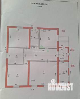 Дом 168м², 1-этажный, участок 8 сот.  