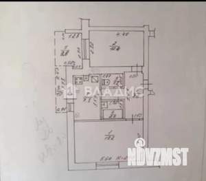 2-к квартира, вторичка, 51м2, 2/4 этаж