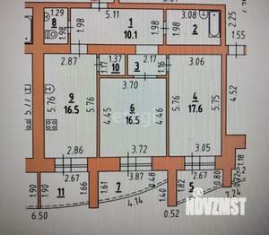2-к квартира, вторичка, 75м2, 9/10 этаж