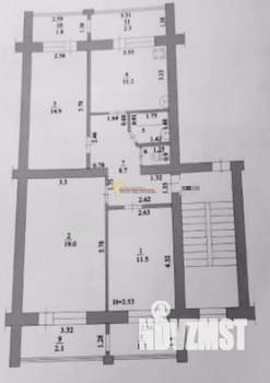 3-к квартира, вторичка, 69м2, 5/5 этаж
