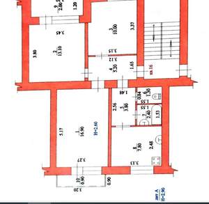 3-к квартира, вторичка, 61м2, 2/4 этаж