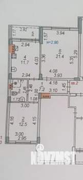 2-к квартира, вторичка, 56м2, 4/4 этаж