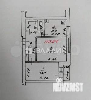 2-к квартира, вторичка, 48м2, 4/9 этаж