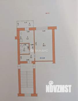 1-к квартира, вторичка, 33м2, 2/5 этаж